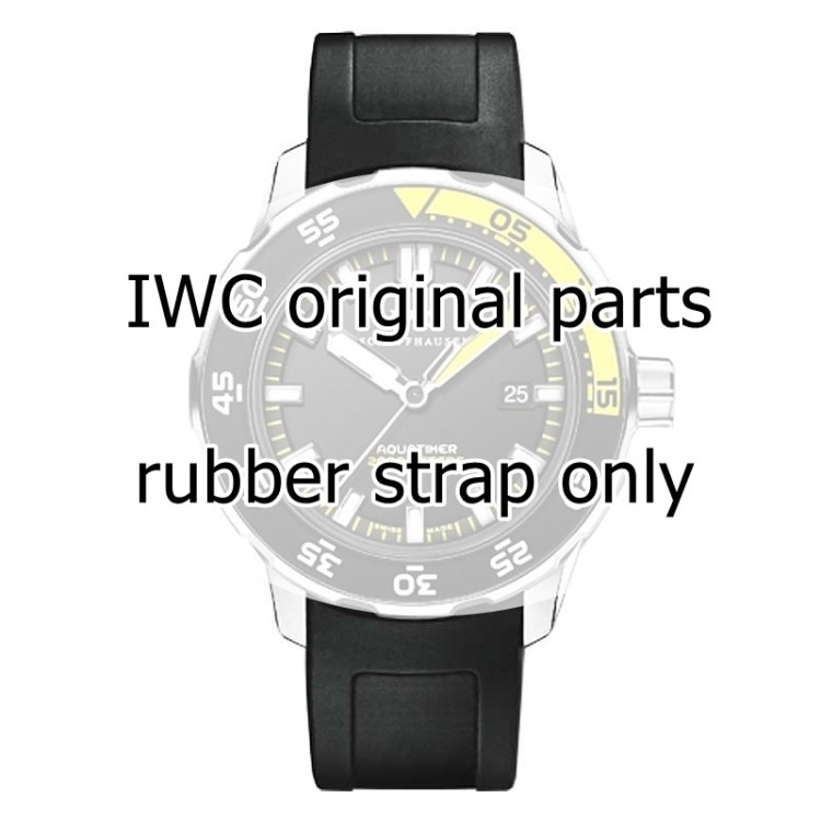 IWC rubber strap for Aquatimer 2000 3568 and similar