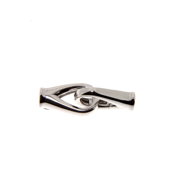 Chiusura per perle in Argento 925°° gr 1,6 misure 21 x 7 mm