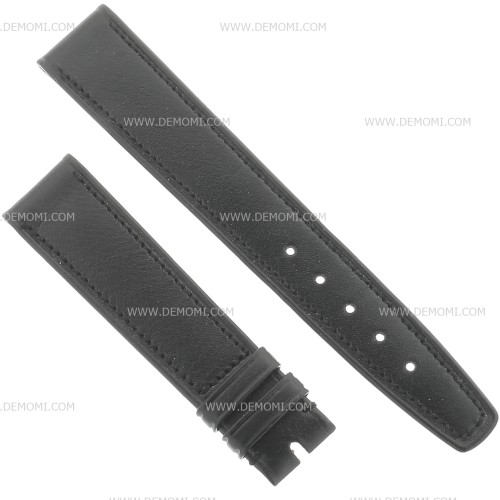OMEGA cinturino Vintage pelle Nero 18/16 