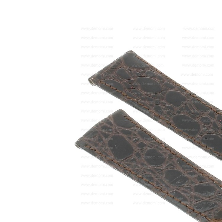 Zenith cinturino coccodrillo marrone 18/14