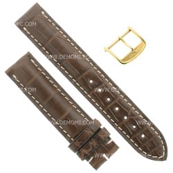 Longines Cinturino Alligatore L682108692FG Marrone 18 - 18 mm