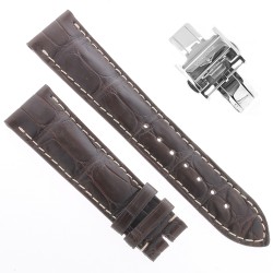 Longines Cinturino Alligatore L682109818 FDA Marrone Opaco 21-18 mm