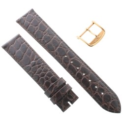 Longines Cinturino L682100664 FR Stampa Alligatore Marrone Moka 18-16 mm