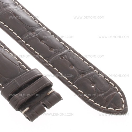 Longines Cinturino Alligatore L682109818 FA Marrone Opaco 21-18 mm