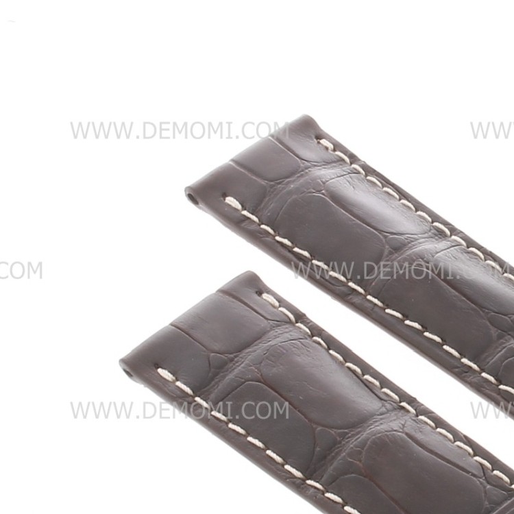Longines Cinturino Alligatore L682109818 FDA Marrone Opaco 21-18 mm