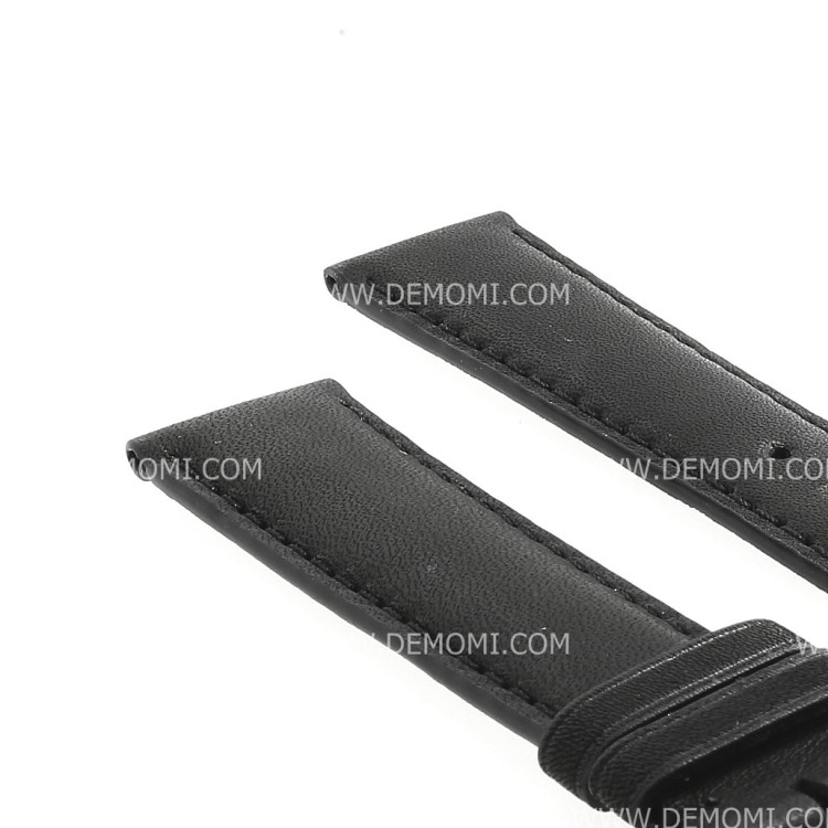 Longines Cinturino L682100480 FG Pelle Liscia Opaca Nero 18/16 mm Heritage