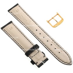 	Longines Cinturino L682100480 FR Pelle Liscia Opaca Nero 18/16 mm Heritage 2