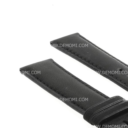 	Longines Cinturino L682100480 FR Pelle Liscia Opaca Nero 18/16 mm Heritage