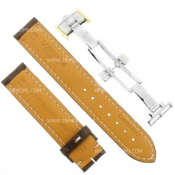 Longines Cinturino Alligatore L682108692FDG Marrone 18 - 18 mm 2