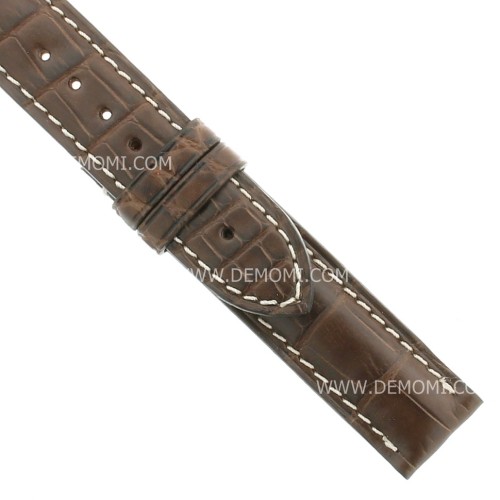 	Longines Cinturino Alligatore L682108692FDA Marrone 18/18 mm