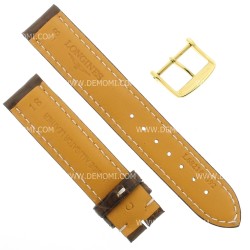 Longines Cinturino Alligatore L682108692FG Marrone 18 - 18 mm 2