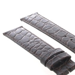 Longines Cinturino L682100664 FA Stampa Alligatore Marrone Moka 18-16 mm 2