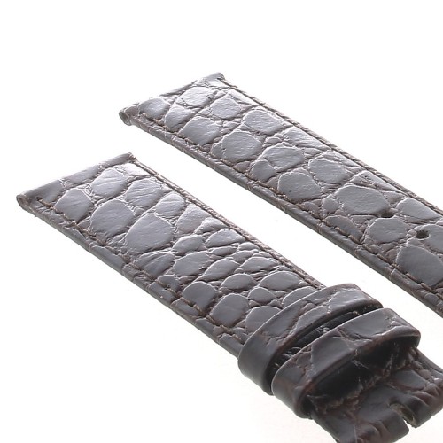Longines Cinturino L682100664 FR Stampa Alligatore Marrone Moka 18-16 mm