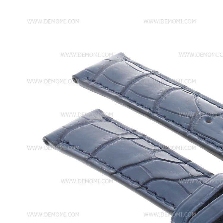 Longines Cinturino Alligatore L682154080 Blu Opaco 20/18 mm .