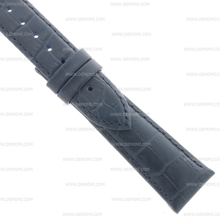 Longines Cinturino L682101027 Stampa Alligatore BLU 20-16 mm