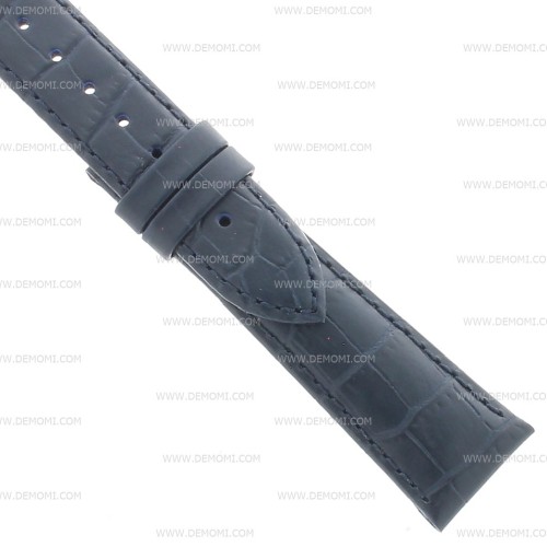 Longines Cinturino L682101027 Stampa Alligatore BLU 20-16 mm
