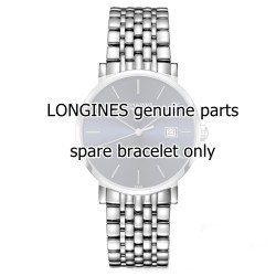 Longines bracciale acciaio per collezione Elegant. Ansa 20 mm, cassa diametro 39 mm. L4.910.4.