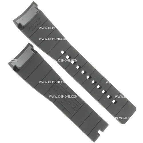 Zenith Cinturino Caucciù 27.00.2318.642 Nero 23/18 mm attacco integrato per Defy