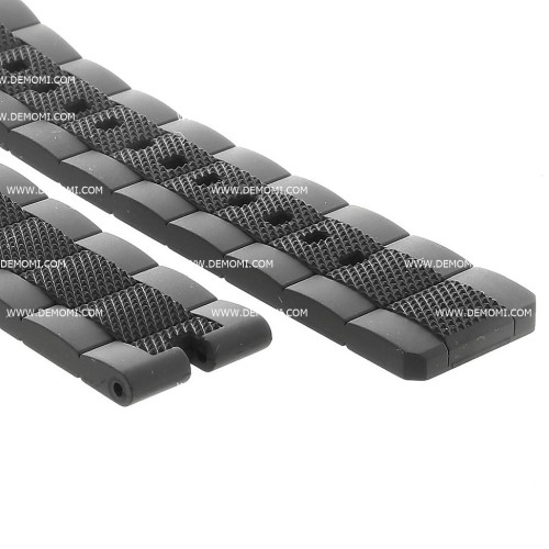 Zenith Cinturino Caucciù 27.00.2318.642 Nero 23/18 mm attacco integrato per Defy