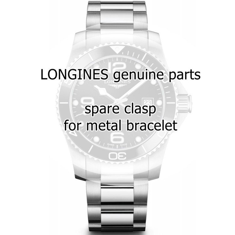 Longines Chiusura per bracciale in acciaio Hydroconquest Ceramic - spare clasp only for metal bracelet
