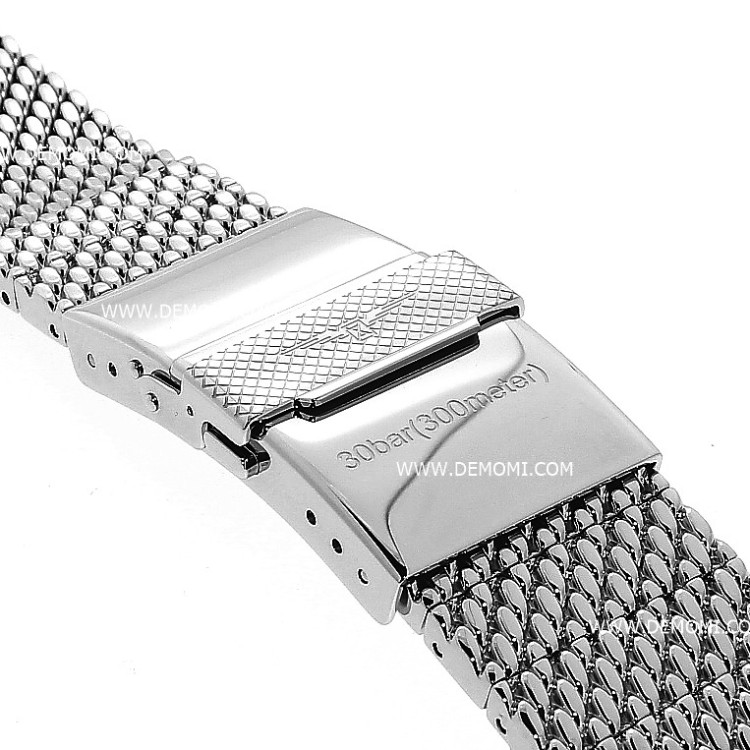 Longines Bracciale Mesh L600152016 in Acciaio per Legend Diver 22 mm