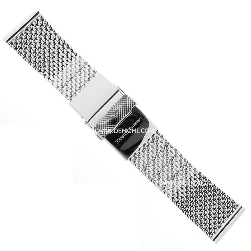Longines Bracciale Mesh L600152016 in Acciaio per Legend Diver 22 mm