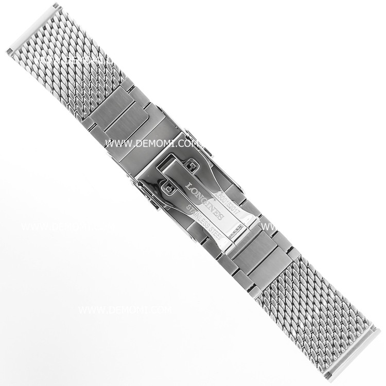 Longines Bracciale Mesh L600152016 in Acciaio per Legend Diver 22 mm