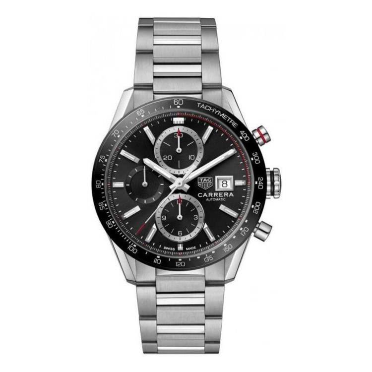 TAG HEUER CARRERA Conograph 41 mm CBM2110.BA0651 quadrante Nero