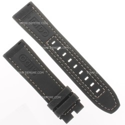 Mido Cinturino Multifort Caucciù e Stoffa  nero 22/20 mm con Fibbia ardiglione 20 mm acciaio PVD Nero 2