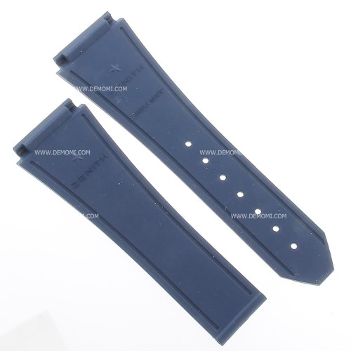 Zenith Cinturino 27.00.2218.790 Caucciù Blu 22/18 mm