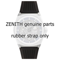 Zenith Cinturino 27.00.2218.782 Caucciù Nero 22/18 mm 2