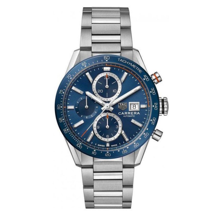 TAG HEUER CARRERA Conograph 41 mm CBM2112.BA0651 quadrante Blu