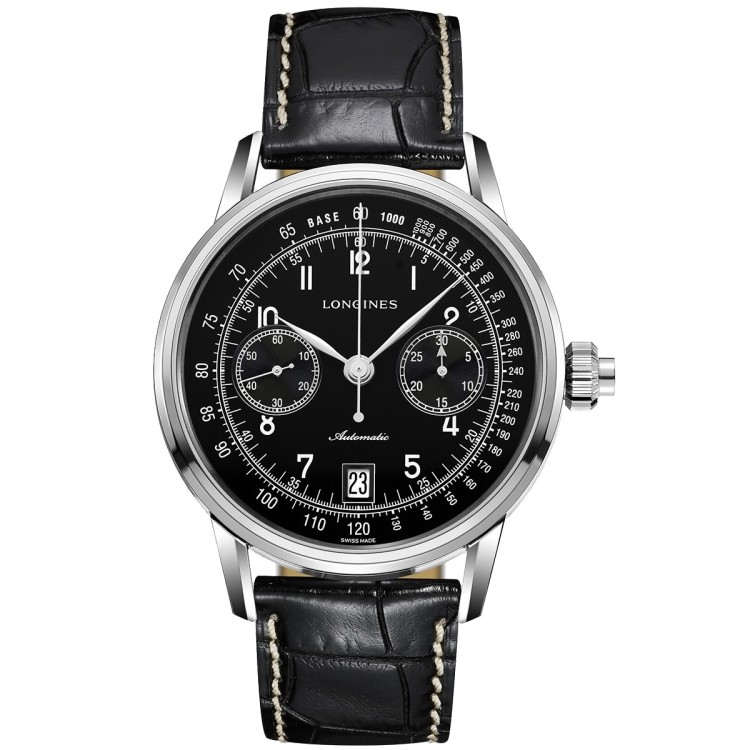 LONGINES Heritage COLUMN-WHEEL SINGOL PUSH-PIECE CRONOGRAPH L2.800.4.53.0 41 mm Automatico