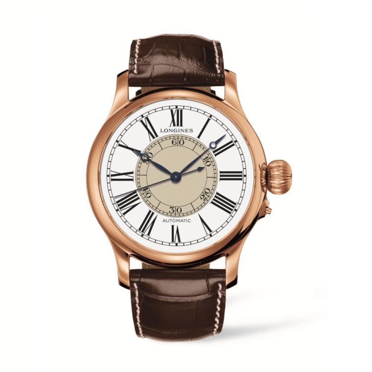 LONGINES Heritage WEEMS SECOND-SETTING WATCH L2.713.8.11.0 47,5 mm Automatico