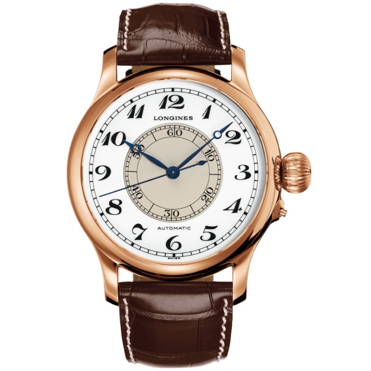 LONGINES Heritage WEEMS SECOND-SETTING WATCH L2.713.8.13.0 47,5 mm Automatico.