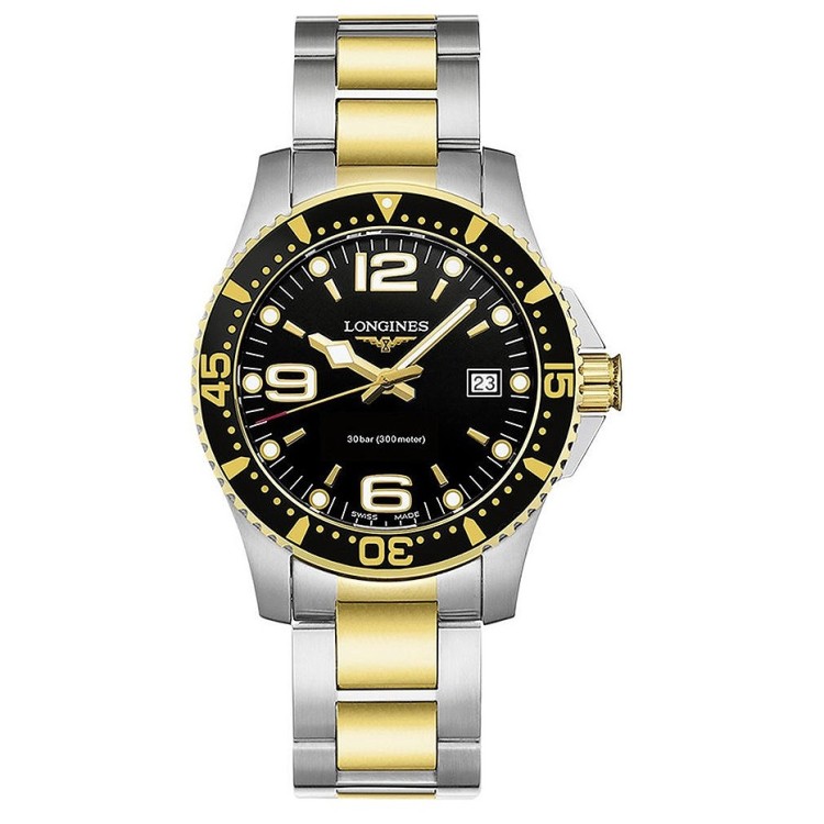 LONGINES HydroConquest L3.740.3.56.7 PVD Quarzo 41 mm.