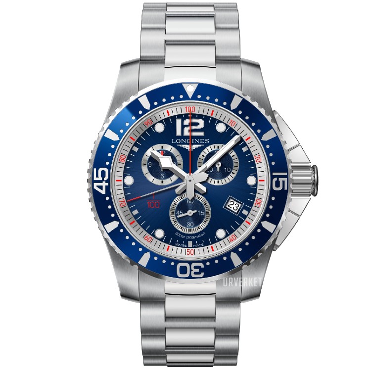 LONGINES HydroConquest L3.843.4.96.6 Quarzo 47,5 mm Blu.