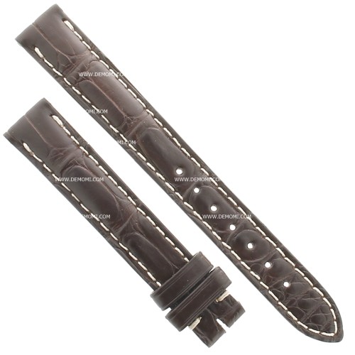 Longines Cinturino Alligatore L682120613 Marrone Opaco 13/12 mm