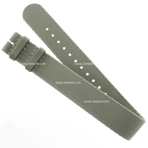 Longines Cinturino L682154996 Tessuto NATO Verde 18 mm  L2.819.4 Heritage Military