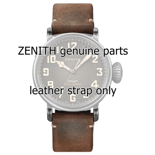 Zenith Cinturino 27.00.2218.801  Pelle nubuck oily con interno in Caucciù 22/18 mm per Cairelli