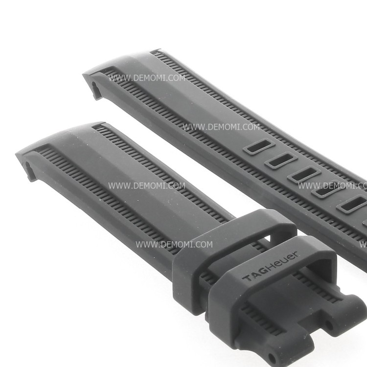 Tag Heuer Cinturino Caucciù FT8019 Nero misure 21/19mm per Aquaracer serie CAK21..