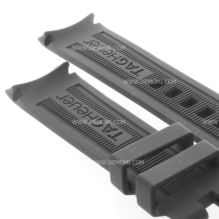 Tag Heuer Cinturino Caucciù FT8019 Nero misure 21/19mm per Aquaracer serie CAK21..