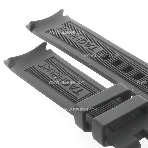 Tag Heuer Cinturino Caucciù FT8019 Nero misure 21/19mm per Aquaracer serie CAK21..