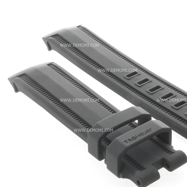 Tag Heuer Cinturino Caucciù FT8019 FA Nero misure 21/19mm per Aquaracer serie CAK21..