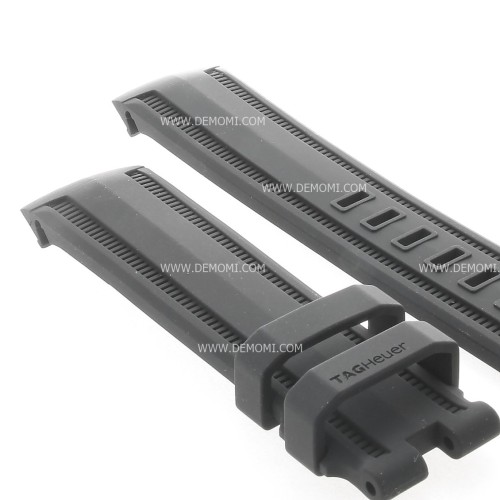 Tag Heuer Cinturino Caucciù FT8019 FA Nero misure 21/19mm per Aquaracer serie CAK21..