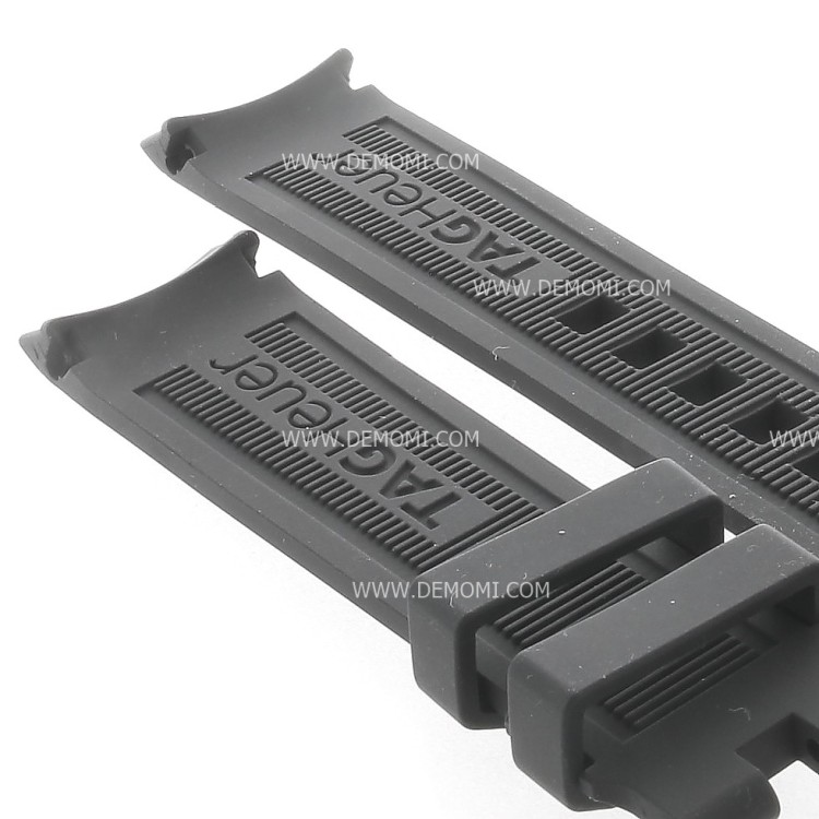Tag Heuer Cinturino Caucciù FT8019 FA Nero misure 21/19mm per Aquaracer serie CAK21..
