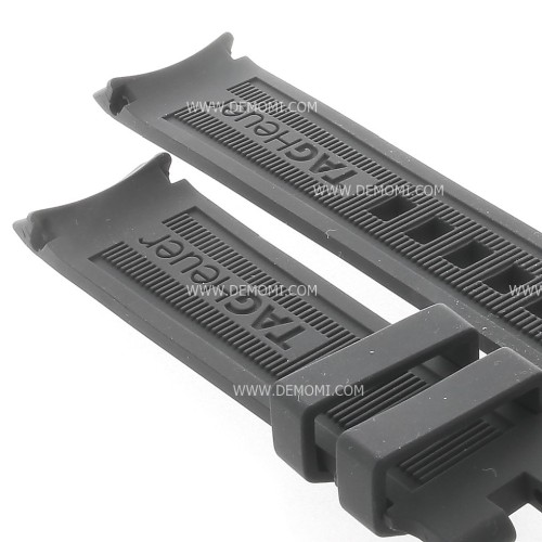 Tag Heuer Cinturino Caucciù FT8019 FA Nero misure 21/19mm per Aquaracer serie CAK21..