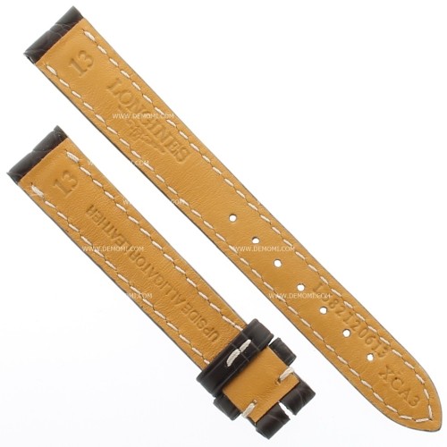 Longines Cinturino Alligatore L682120613 Marrone Opaco 13/12 mm