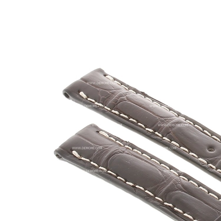 Longines Cinturino Alligatore L682120613 Marrone Opaco 13/12 mm
