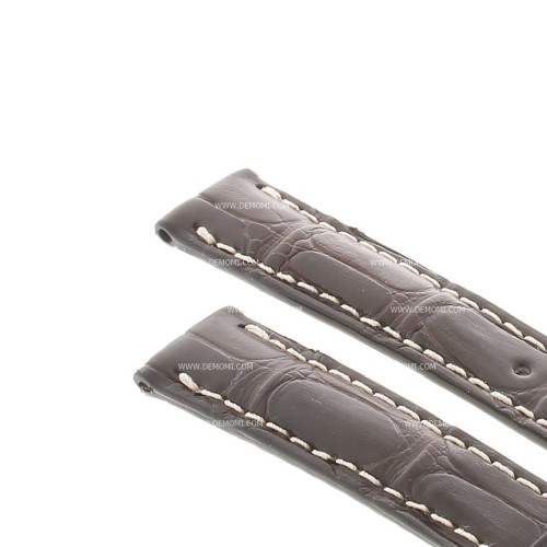 Longines Cinturino Alligatore L682120613 Marrone Opaco 13/12 mm